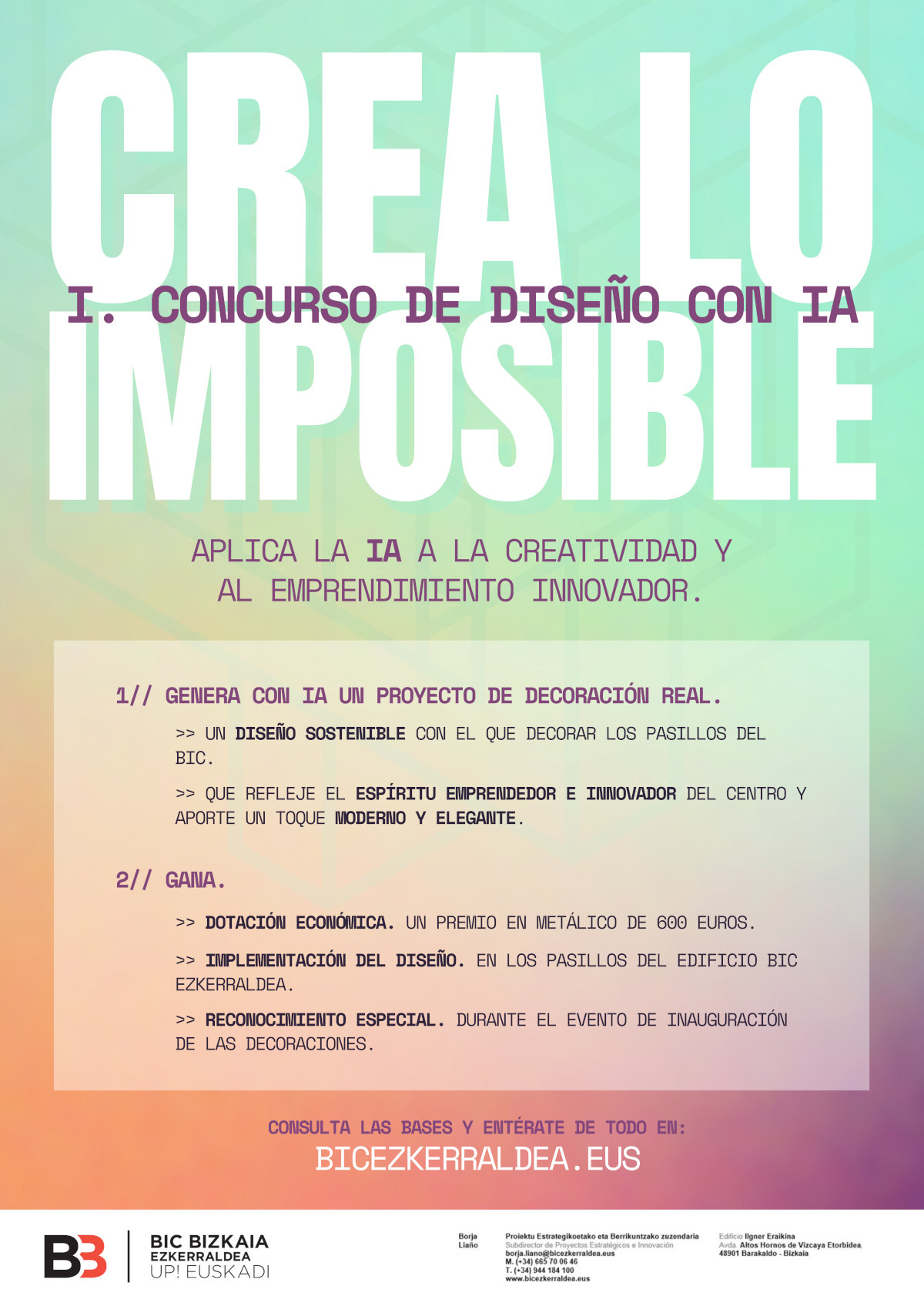 CREA LO IMPOSIBLE - I. Concurso de diseño con IA