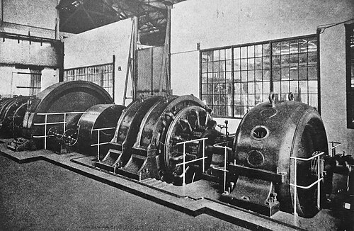 Convertidor Ilgner en el laminador de bloques de Hörder Bergwerks- und Hütten-Verein alrededor de 1910 Fuente: Wikipea
